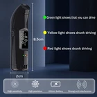 Портативный Бесконтактный Алкотестер высшего класса, Профессиональная точность, перезаряжаемый персональный алкотестер, подходит для водителей