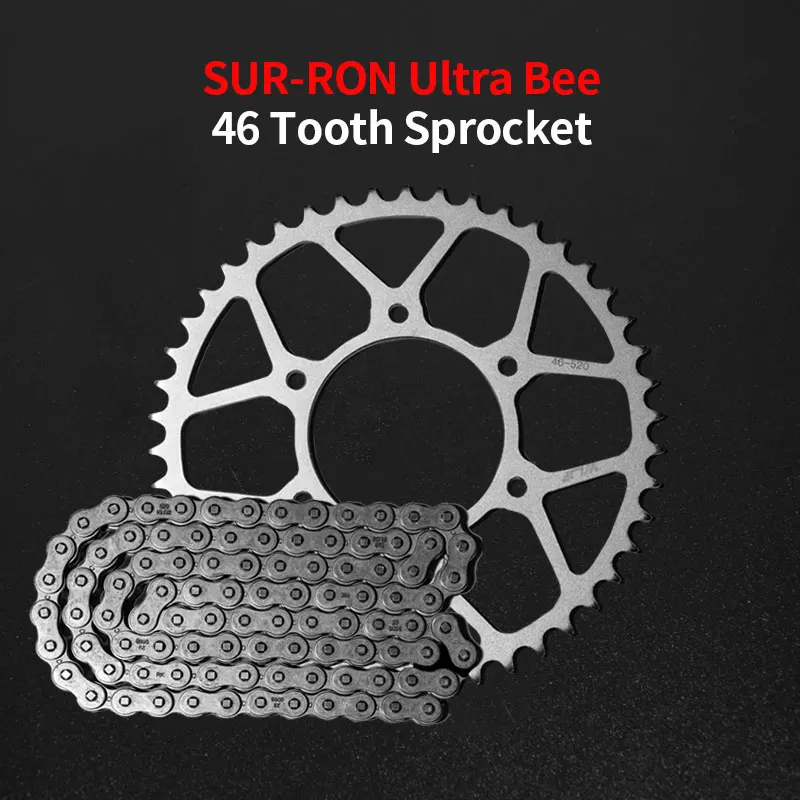 For SURRON Ultra Bee 46 Tooth Sprocket 96 Chain  Original  Accessories SUR-RON 46 Tooth Crankset Chain Plate