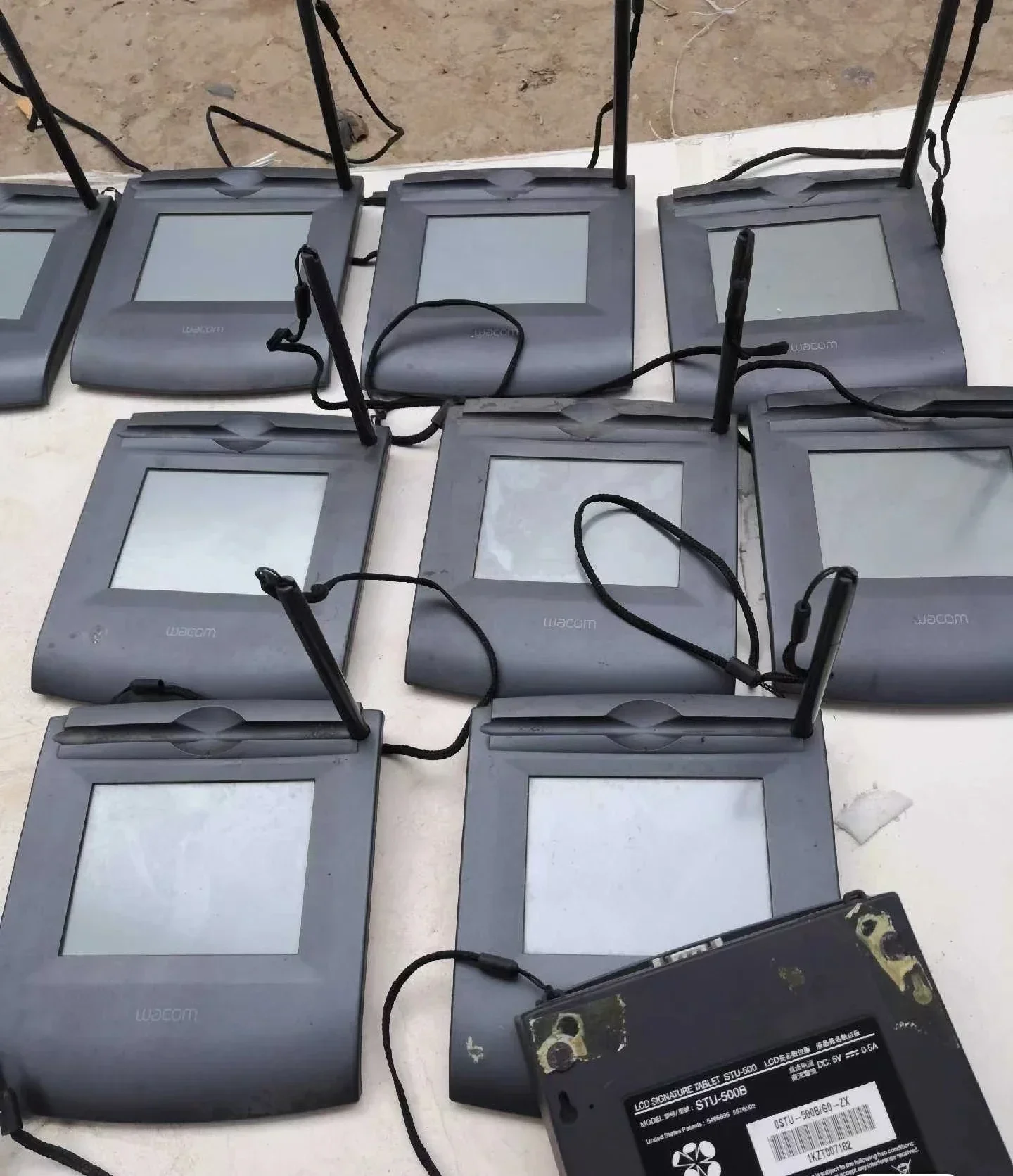 Б/у планшет Wacom STU500 STU-500 с электронным ЖК-фирсом