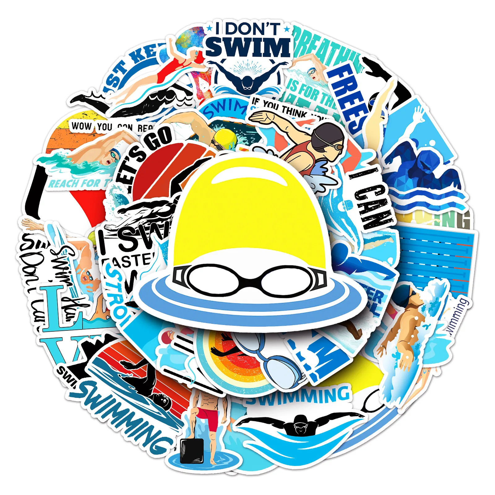 

10/30/50 шт., водонепроницаемые Стикеры для скейтборда