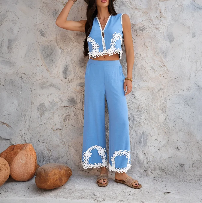 Комплекты из 2 предметов женская одежда весна/лето 2021 комплект брюк с