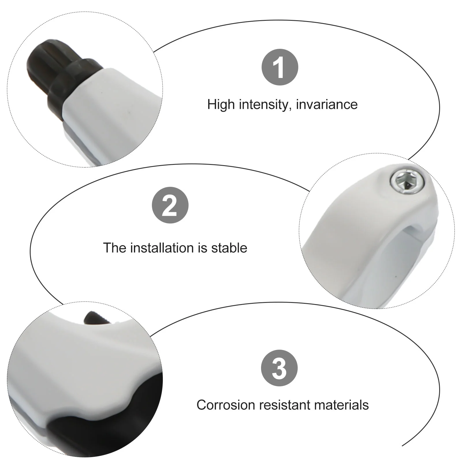 Детский черный зажим для ручки электрического велосипеда