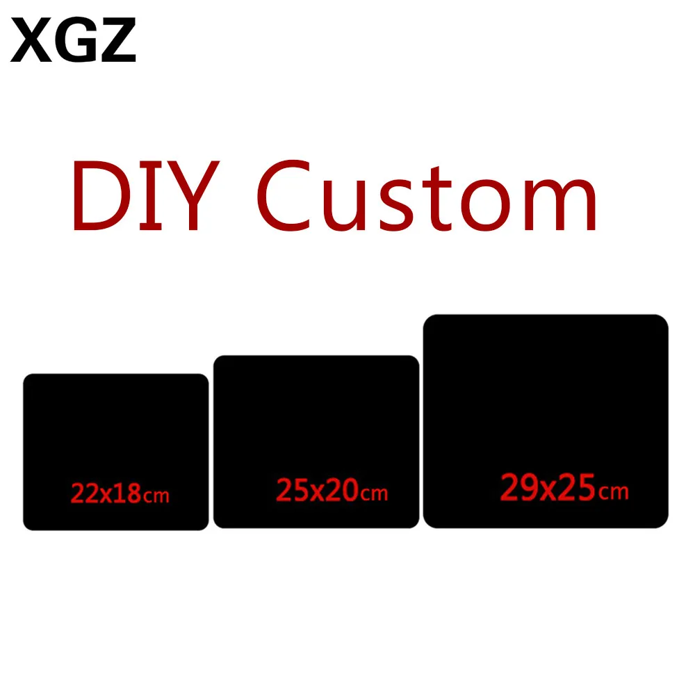 XGZ DIY пользовательский квадратный коврик для мыши для карты дизайн узора игровой компьютерный коврик для клавиатуры круглый коврик для мыши Настольный коврик 22x18/25x20 см