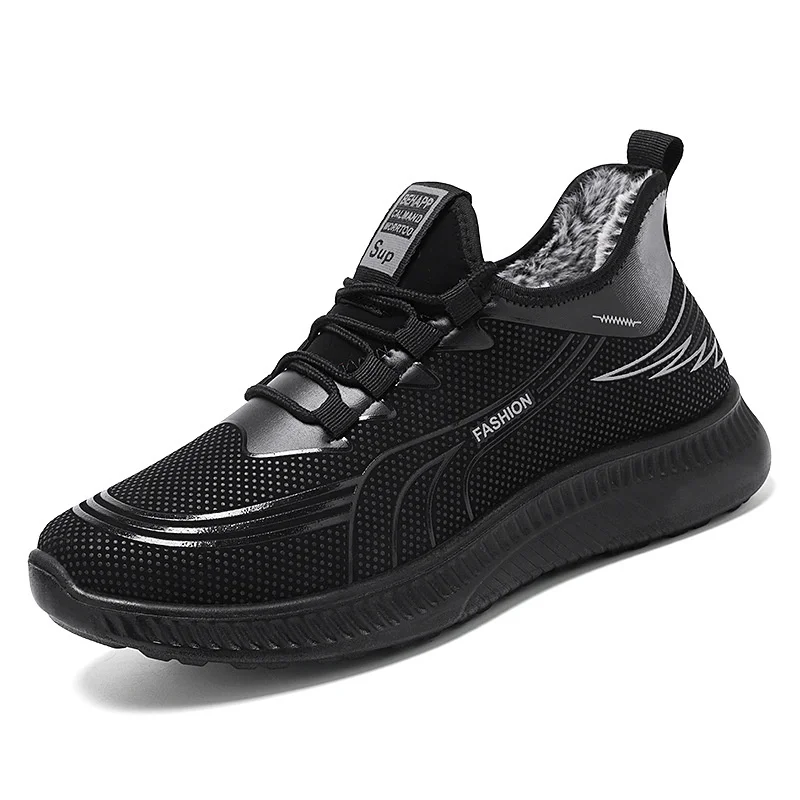 New Men Snow Boots Winter Shoes Casual Walking Sneakers Cotton Shoes Outdoor Sport Shoes High Quality Non-slip Ankle Boots