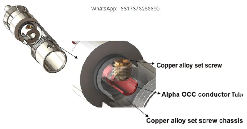 Новый Guhe CF-102 NCF (R) флагманский разъем RCA сигнала без пайки