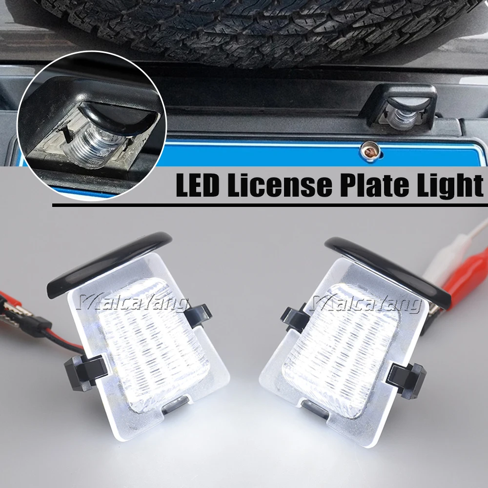 

Jeep Wrangler JL JK JKU 2007-2020 Светодиодный Белый Бампер Багажника, Подсветка Номерного Знака, Задняя Лампа Номерного Знака