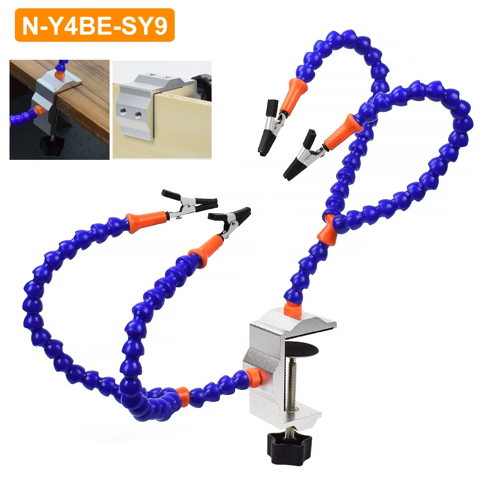 

NEWACALOX настольный зажим для паяльника синий/черный