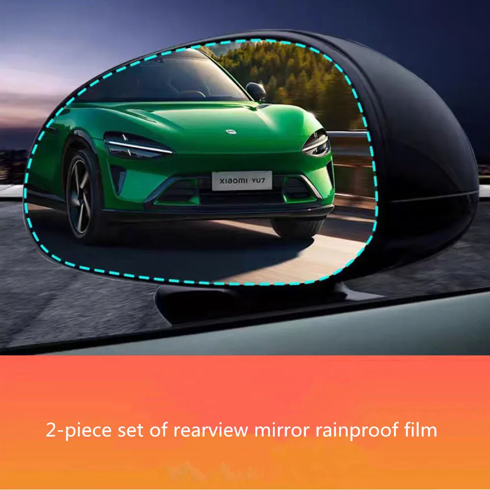 

Для Xiaomi YU7 2025 зеркало заднего вида непромокаемая пленка специальное зеркало заднего вида противотуманная непромокаемая водонепроницаемая антибликовая пленка продукты
