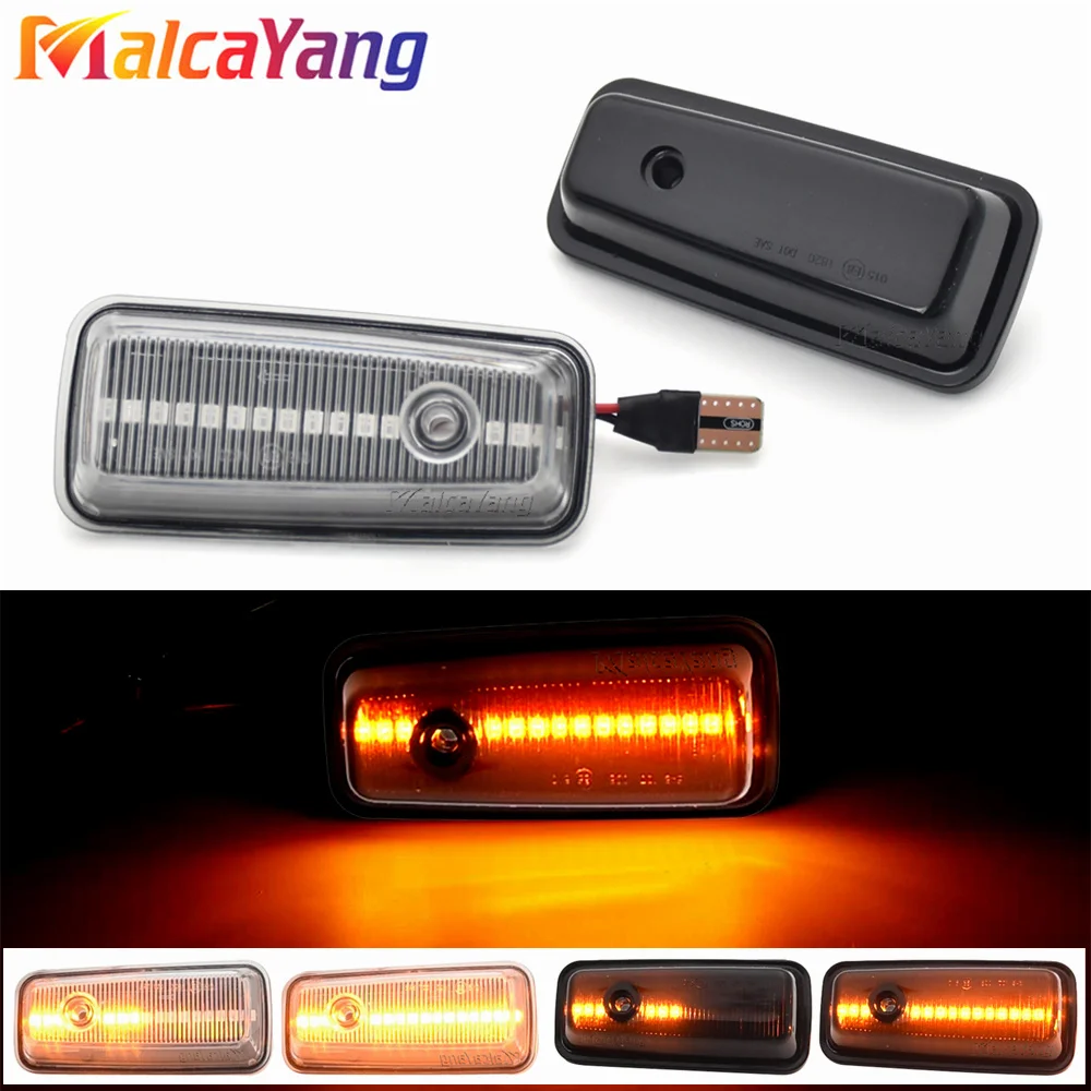 2 шт. светодиодные динамические боковые габаритные огни для Opel Corsa B 1993-2020 Combo C 20012002