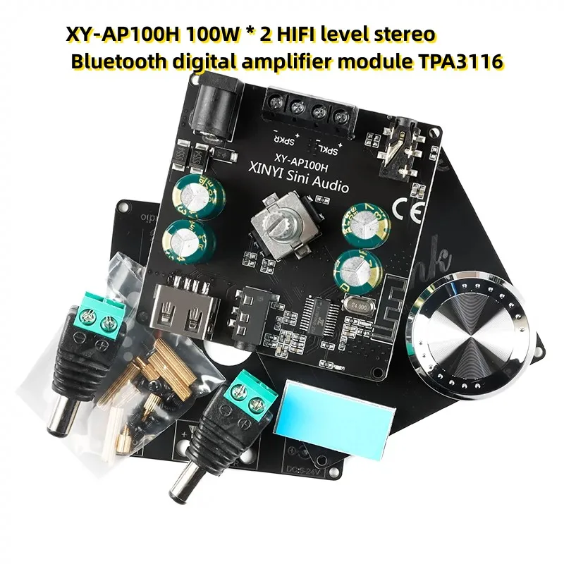 XY-AP100H 100W * 2 HIFI уровень стерео Bluetooth цифровой модуль усилителя TPA3116