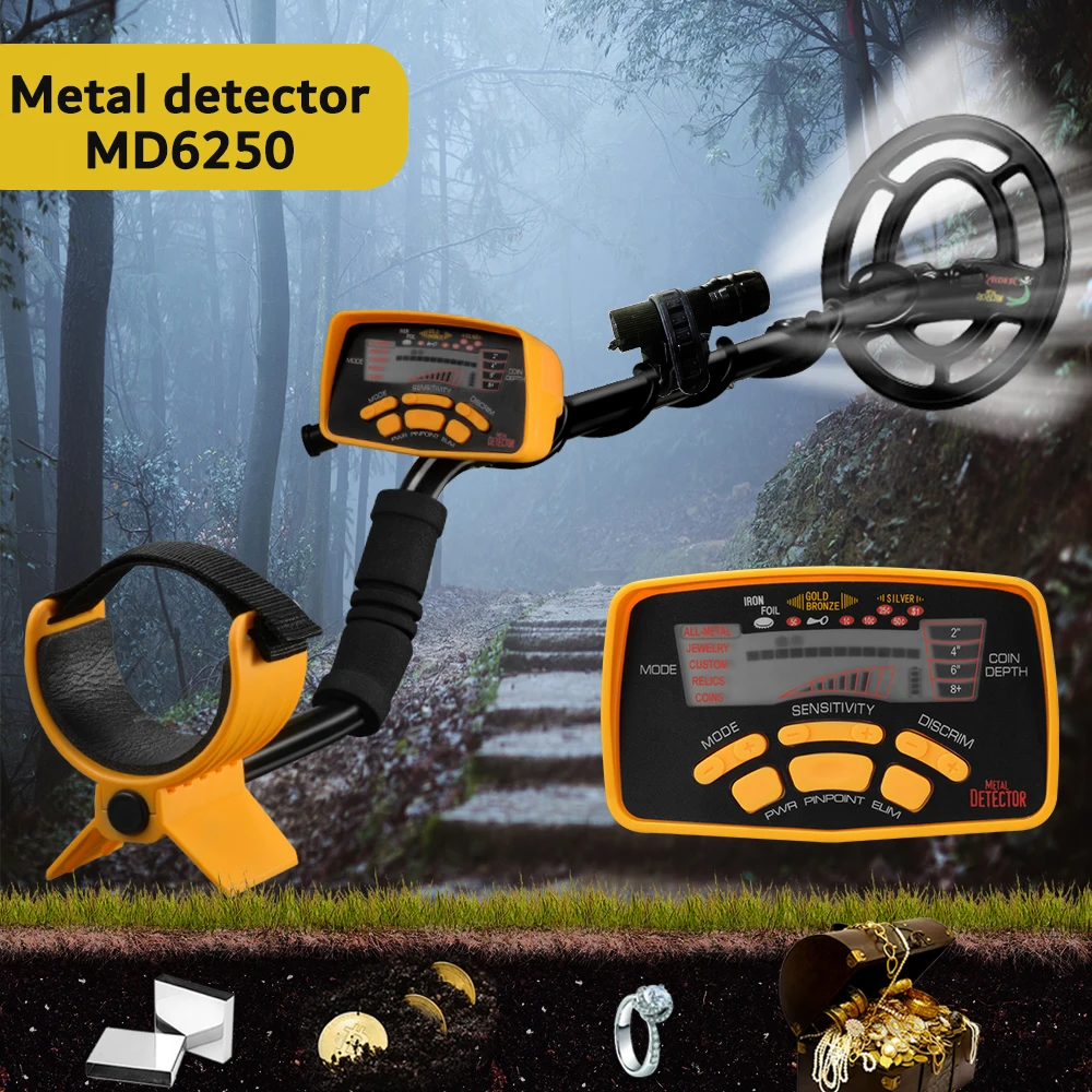 

Высокоэффективный подземный металлоискатель MD6250 с тремя режимами обнаружения