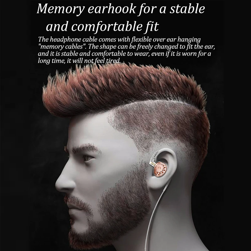 Наушники Lafitear 2DD + 2BA 2EST динамические сбалансированные арматурные