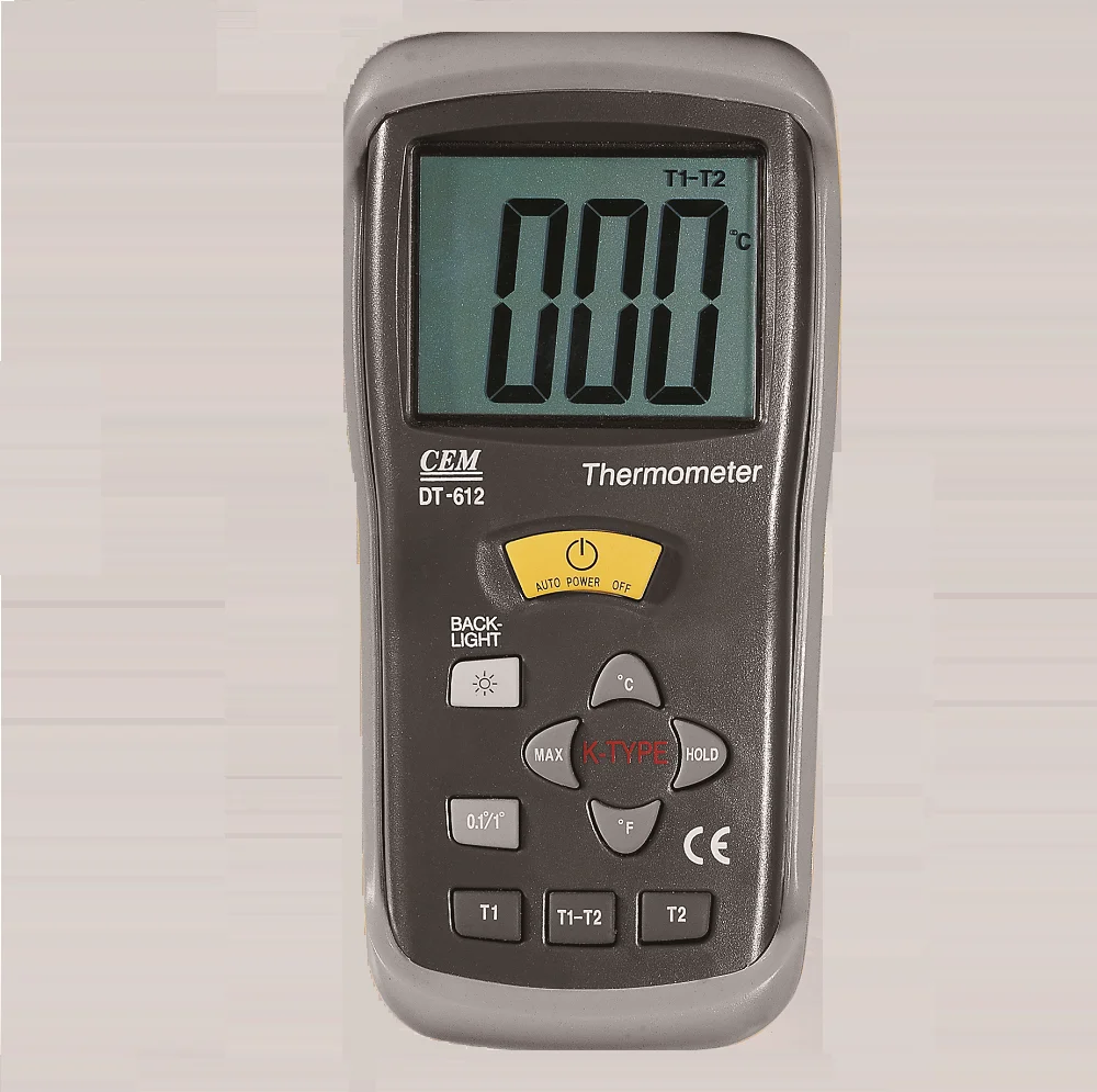 

CEM-612 Type K Dual Inputs Thermocouple Thermometer for Industrial Machine Electronic