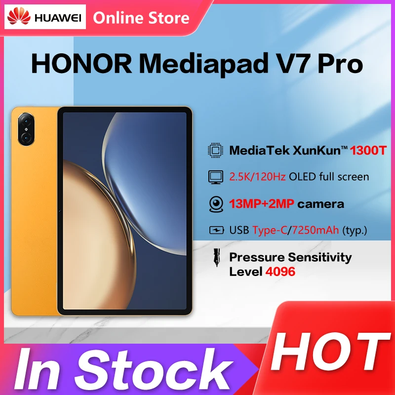 HONOR Mediapad V7 Pro планшет экран 11 дюймов Восьмиядерный 8 ГБ ОЗУ 2 5 Гб ПЗУ - купить по