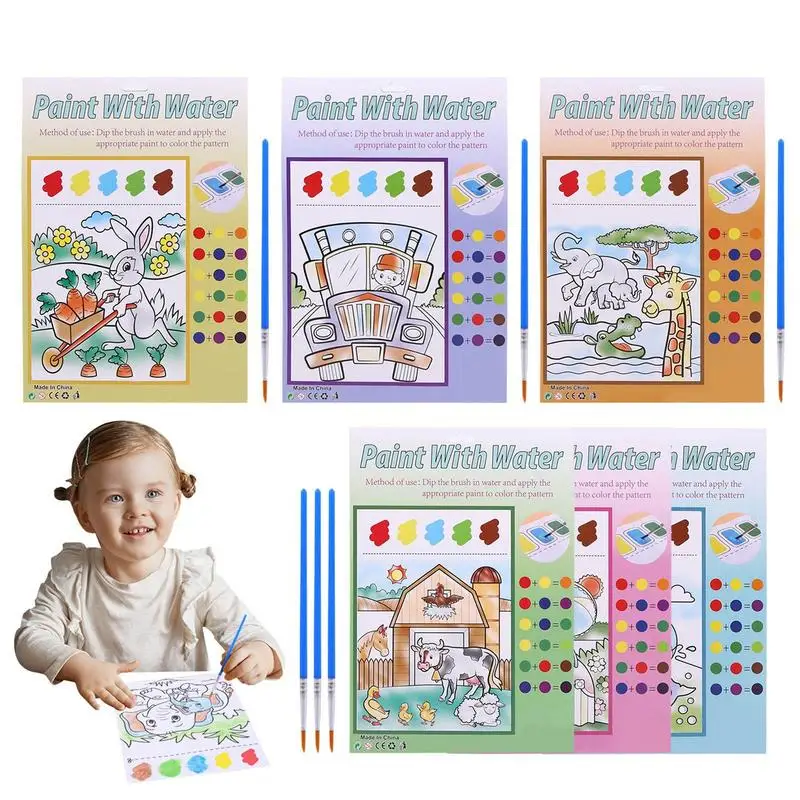 

Книжки-раскраски для детей, 36 страниц