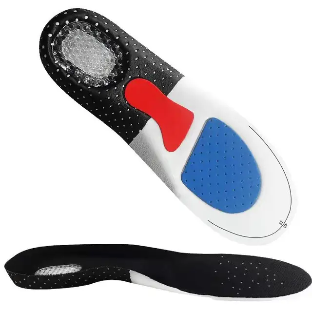 Silicone Sport Insoles Orthotic Arch Support Sport Shoe Pad Running Gel Insoles Men Women Orthotic Breathable Running Cushion 6