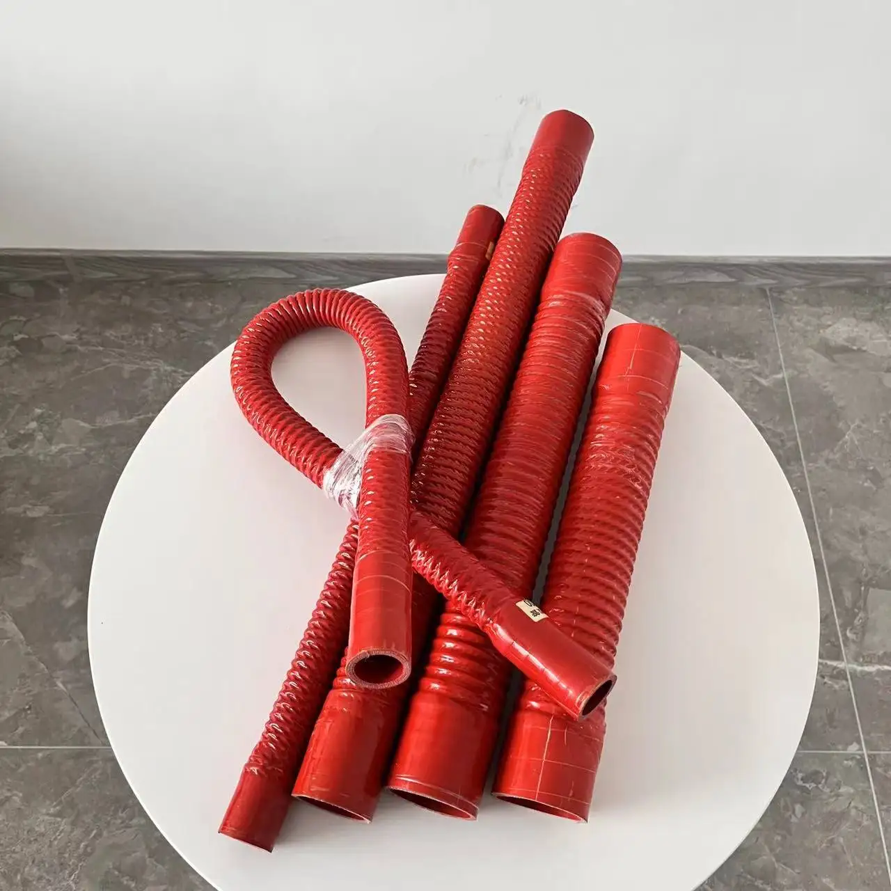 ID30-100mm Красный Универсальный силиконовый гибкий шланг, трубка радиатора для воздухозаборника, высокотемпературный резиновый Столярный станок высокого давления