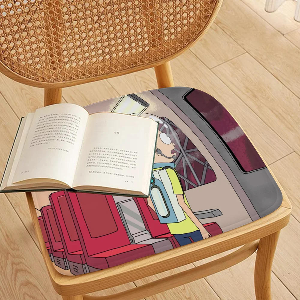 Разноцветная Плюшевая Подушка R-Rick-Morties Мягкая Квадратная Для Сиденья Домашнего