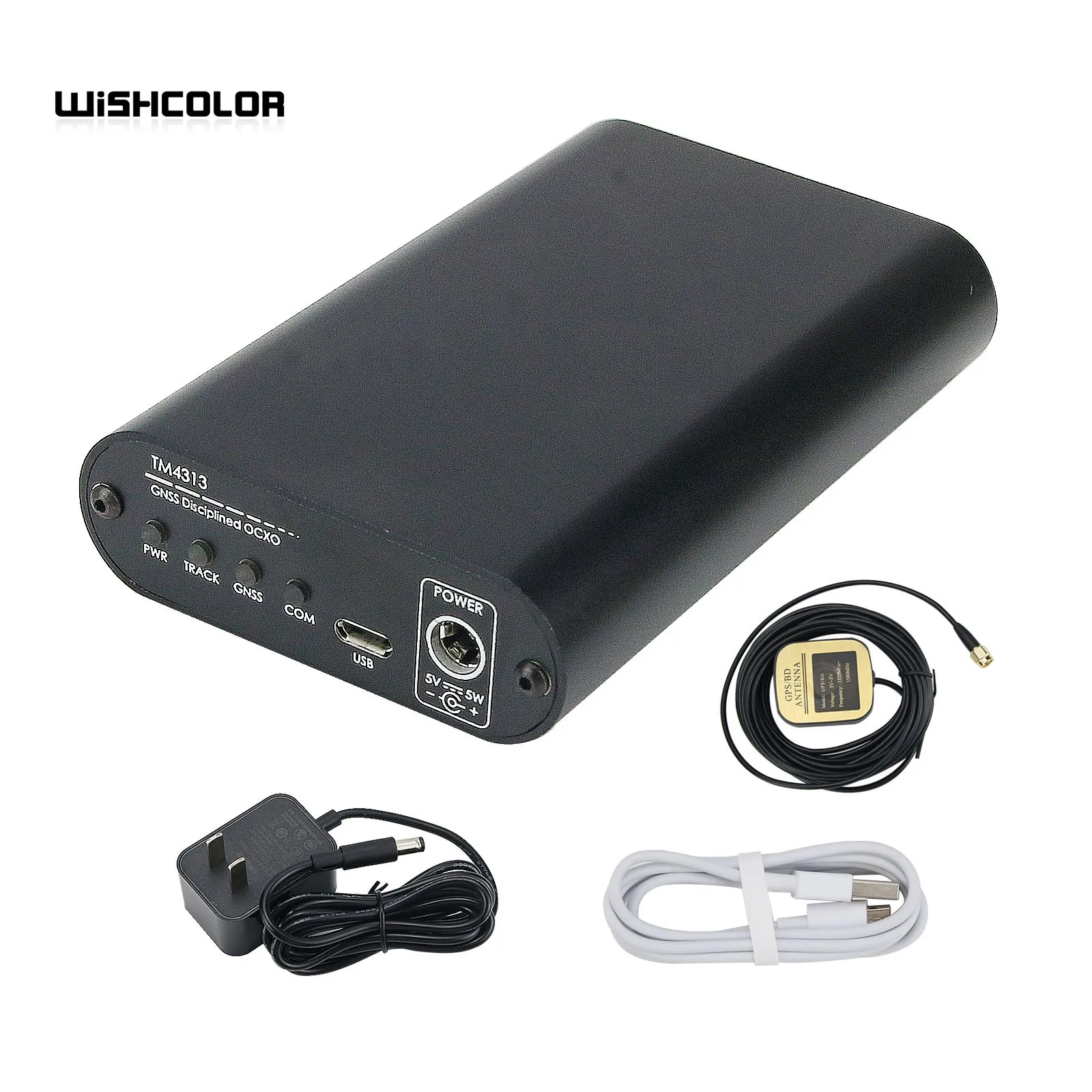 WishColor-Oscilador GPSDO para GPS, accesorio con frecuencia de OCXO, con entrada estándar de onda sinusoidal de 50/60Hz y 0,6a, GNSS