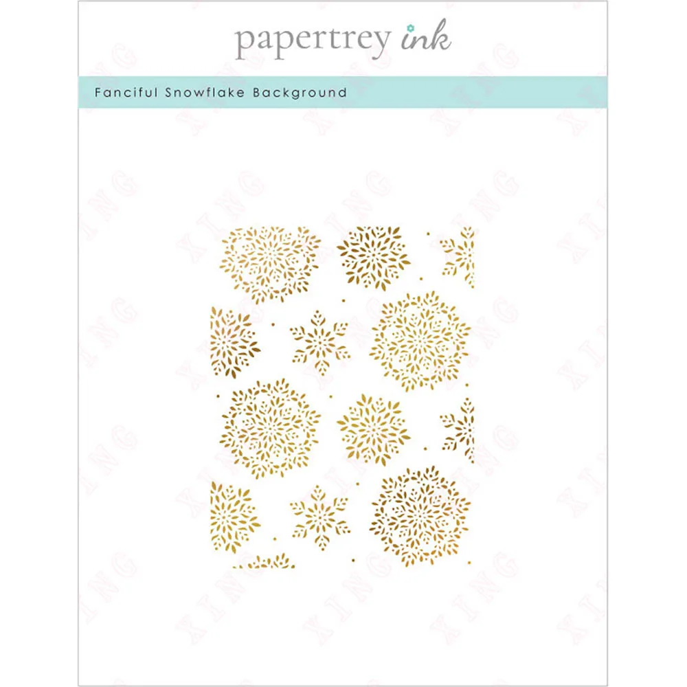 

2022 Christmas Arrival Hot foil Scrapbook Decoration Embossing Diy Handmade Album Card Craft Fanciful Snowflake Background Molds