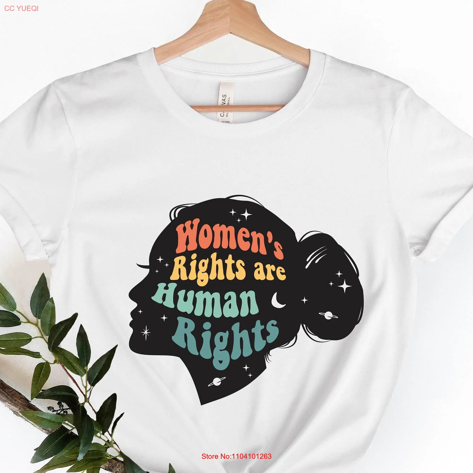 Женская футболка с защитой прав человека Феминистская Подарочная прерыванием