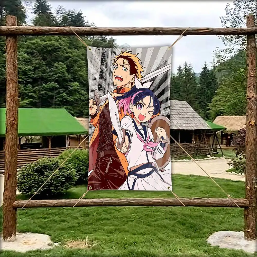 Фото Гобелен-баннер Yuusha Kuzu Anime Scum of the Brave для спальни, гостиной, кемпинга на открытом воздухе, с возможностью индивидуального заказа №2