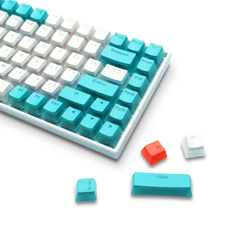 

XVX пудинговые колпачки для клавиш 165 комплект клавиш PBT двойной Shot OEM профиль под заказ японские колпачки для клавиш 100%, 75%, 65%, 60% механическая клавиатура