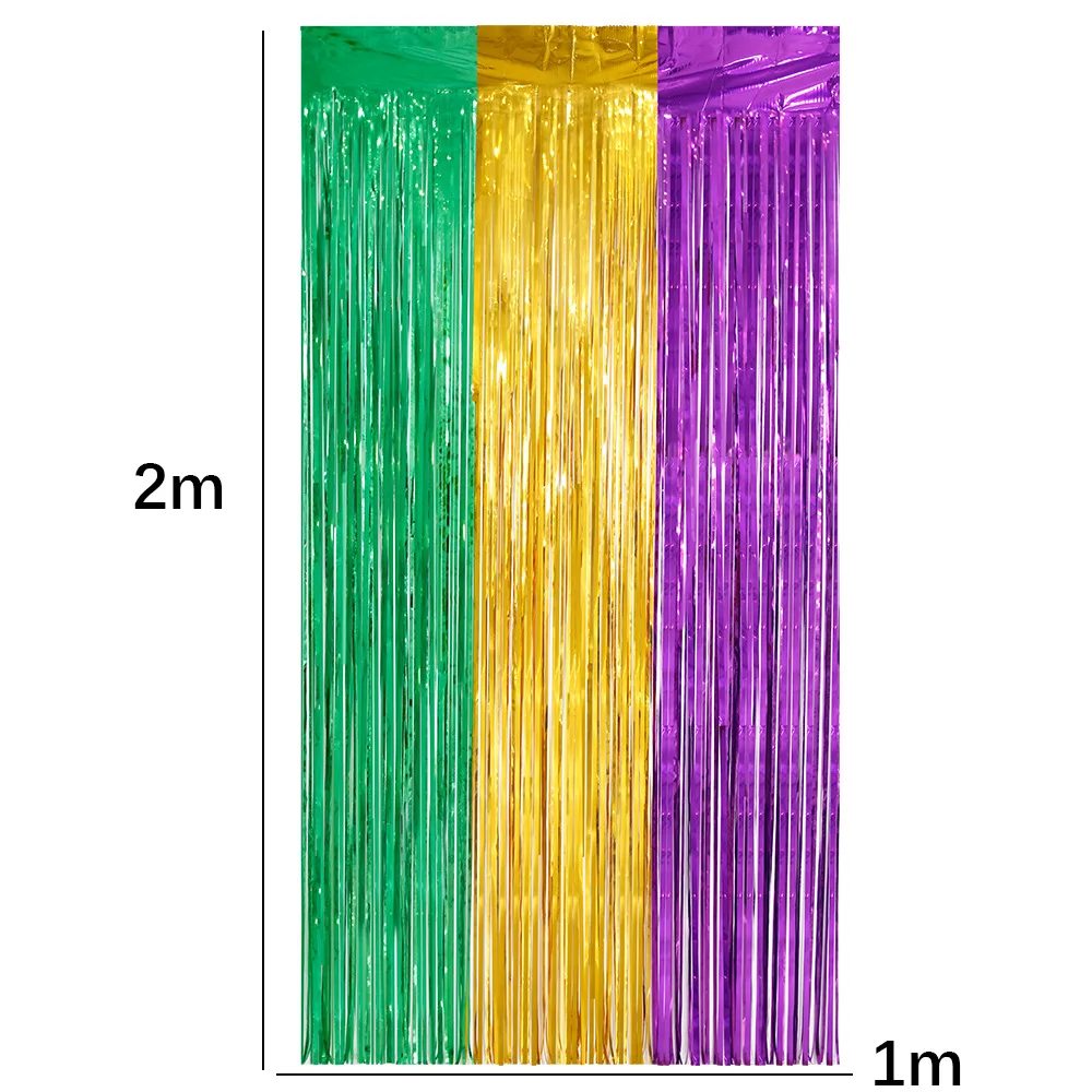 

Карнавальные украшения Mardi Gras JIUZHOUHAO 2 м