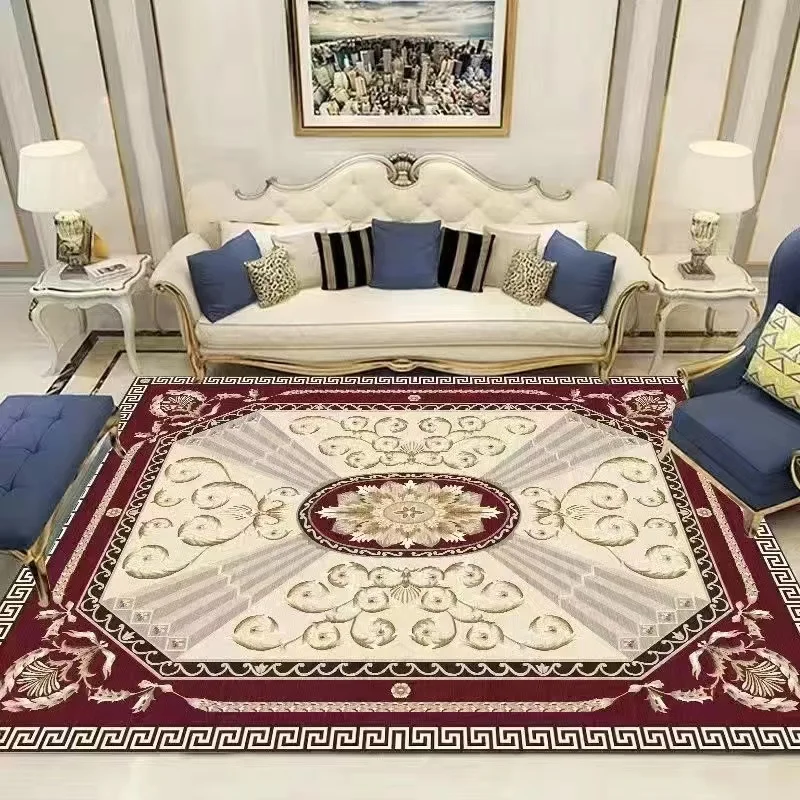 

European Living Room Carpet Large Area Sofa Coffee Table Cushion Lounge Coffee Table Carpet Kitchen Door Carpet Home Decoration