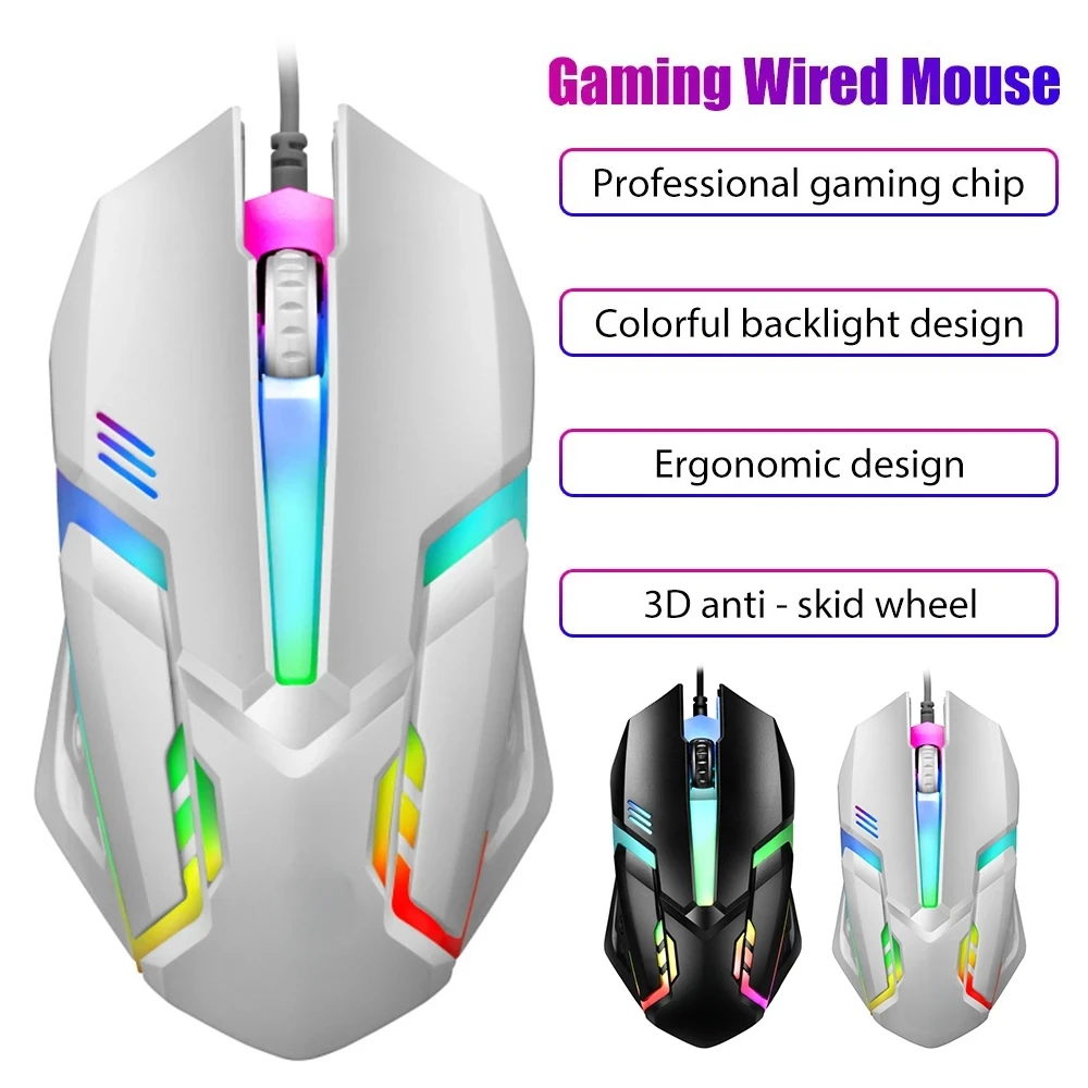 S1 E-sports Equipment Sports светодиодный проводная USB-мышь с подсветкой