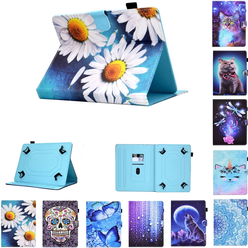 

Case for 7.0 inch DEXP Ursus S670 S470 S570 N169 S169 MIX 3G Digma CITI 7591 3G 7 inch Tablet PC Print Universal Stand Cover