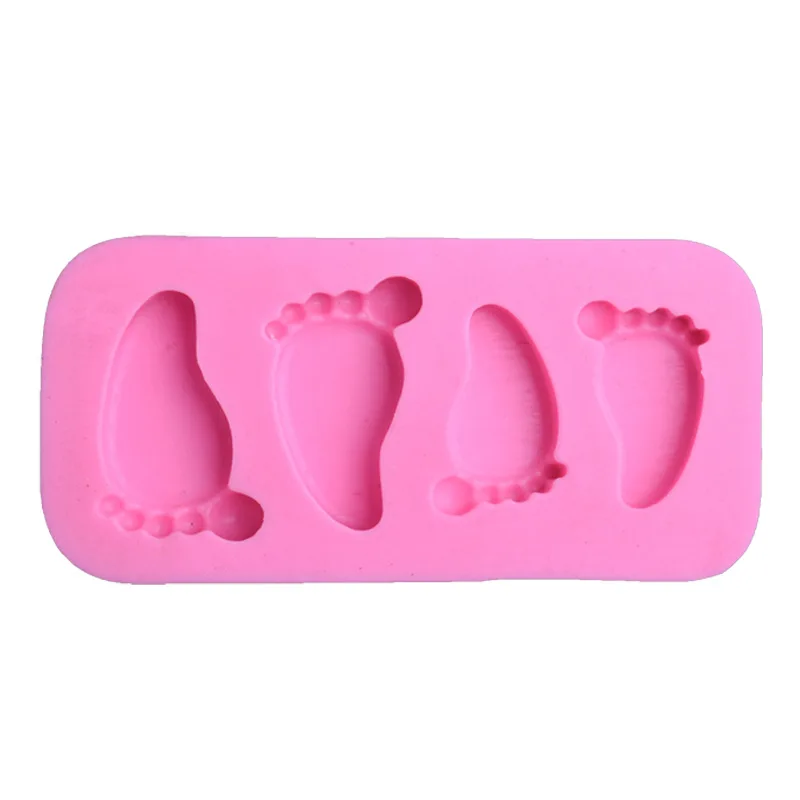 

3D Baby Feet Silicone Mold Cake Decor DIY Pastry Chocolate Cookies Bread Sugarcraft Baking Tool Bakeware Fondant Clay Mold