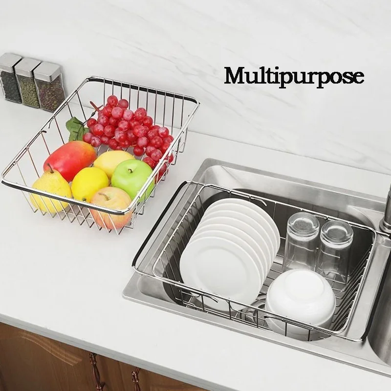 Регулируемая раковина из нержавеющей стали тарелка для слива растягивающаяся