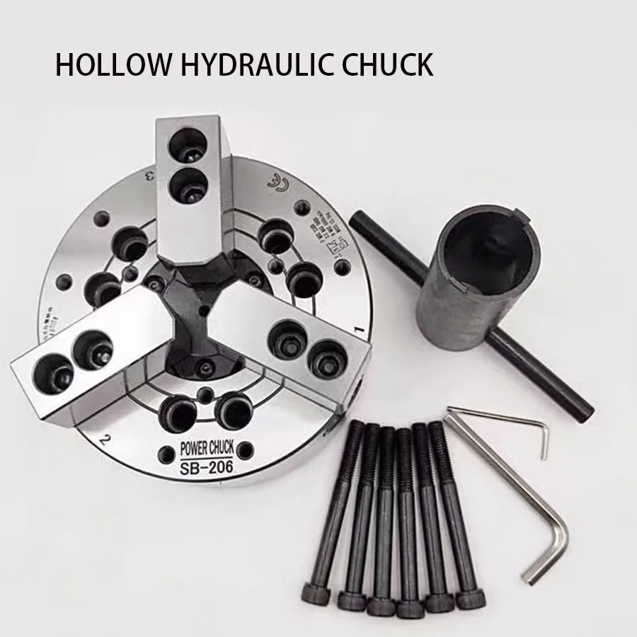 Стандартный полый гидравлический патрон Гидравлический 4 дюйма 5 дюймов 6 8 10 12