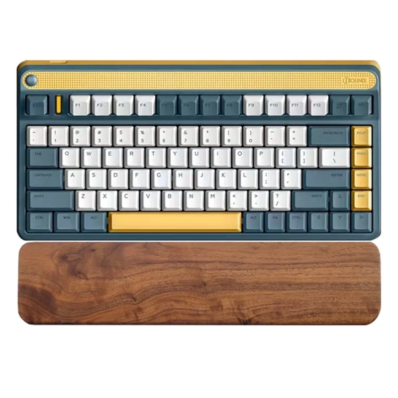 

Well Polished Round Conner Natural Walnut Solid Wood Keyboard Tray For IQUNIX OG80 F97 F96 A80 L80 S87 S108 Hand Wrist Rest Pad