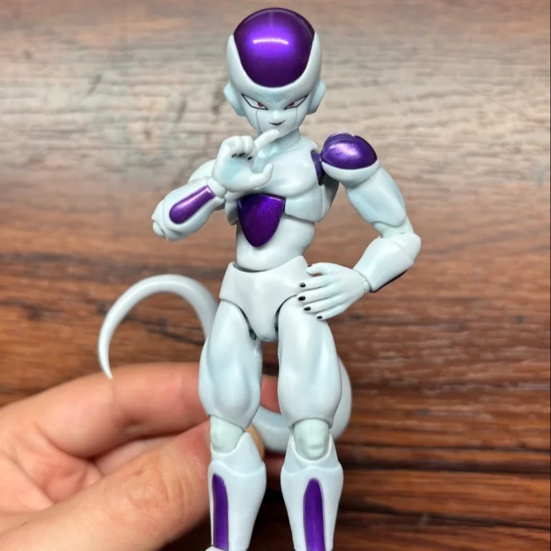 Фото Коллекционная оригинальная фигурка Bandai S.H.Figuarts SHF Dragon Ball Z Фриза в четвертой форме, модель для аниме-коллекции, игрушка, подарок №4