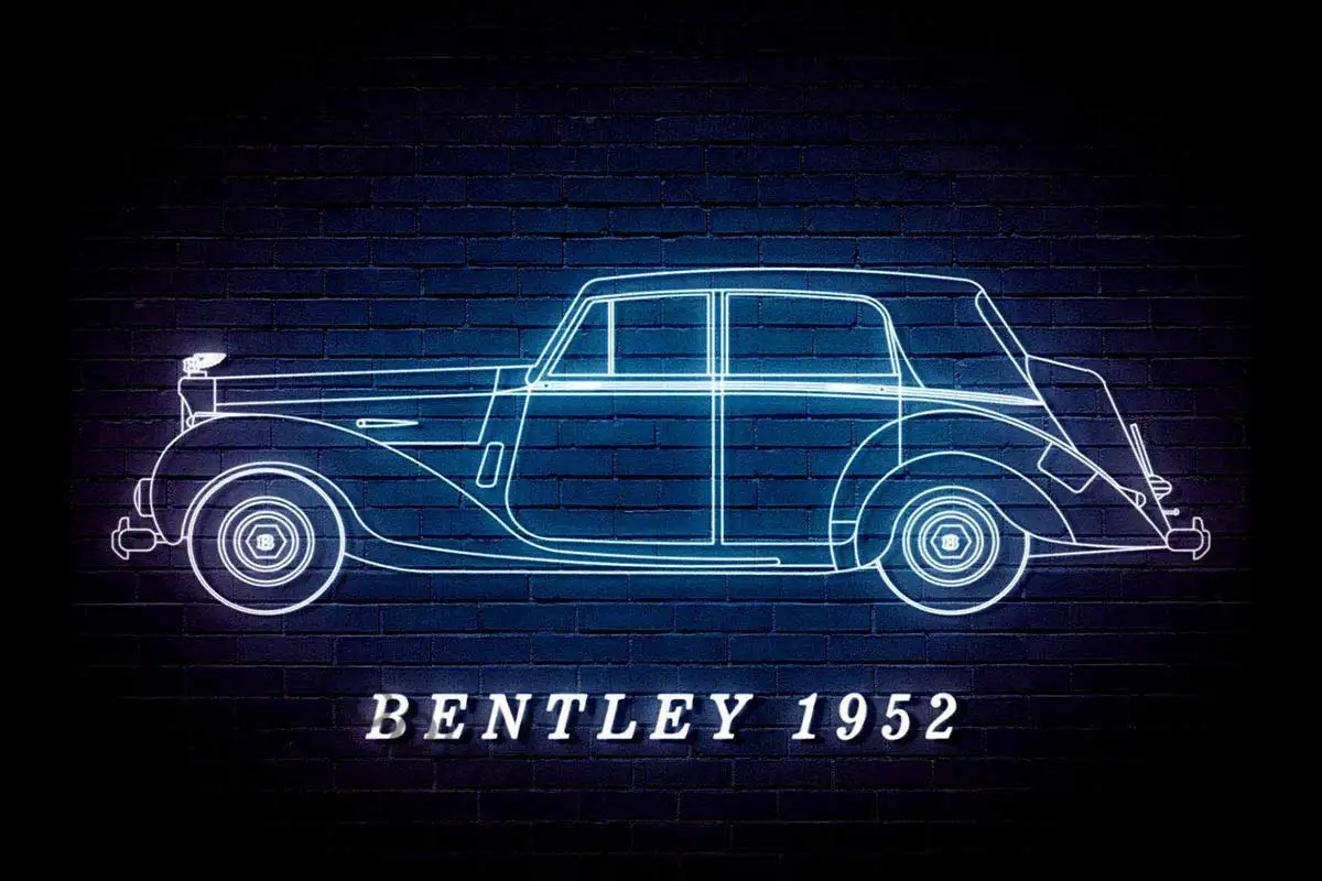 

Bentley 1952 винтажная металлическая жестяная вывеска оловянные таблички настенный Декор Ретро неоновая вывеска для мужчин пещера кафе Паб дома...