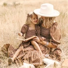 Летнее праздничное платье для маленьких девочек, повседневные платья с цветочным рисунком для маленьких девочек, платье с коротким рукавом и дымкой для девочек от 3 до 8 лет