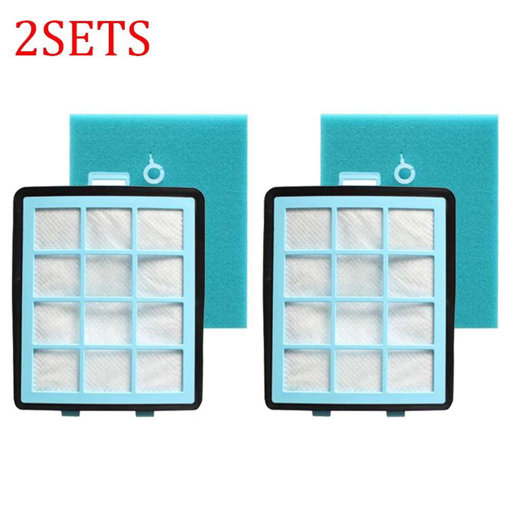 

4pcs/set Sponge Cotton & HEPA Filters For Philips FC8760 FC8761 FC8764 FC8766 FC8767 Vacuum Cleaner Parts Replacement Kit