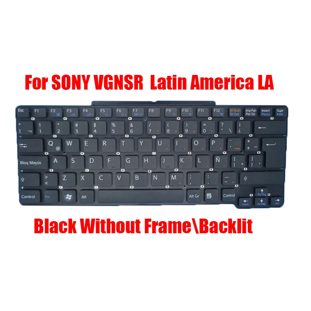 

LA TI AR BR Laptop Keyboard For SONY VGN-SR VGNSR 148088422 148088051 148088342 148088362 148088432 Thailand Arabia Brazilian