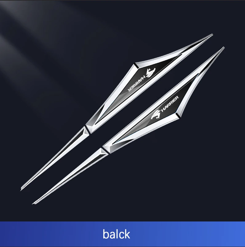 

2 шт./набор, наклейки из нержавеющей стали на крыло автомобиля