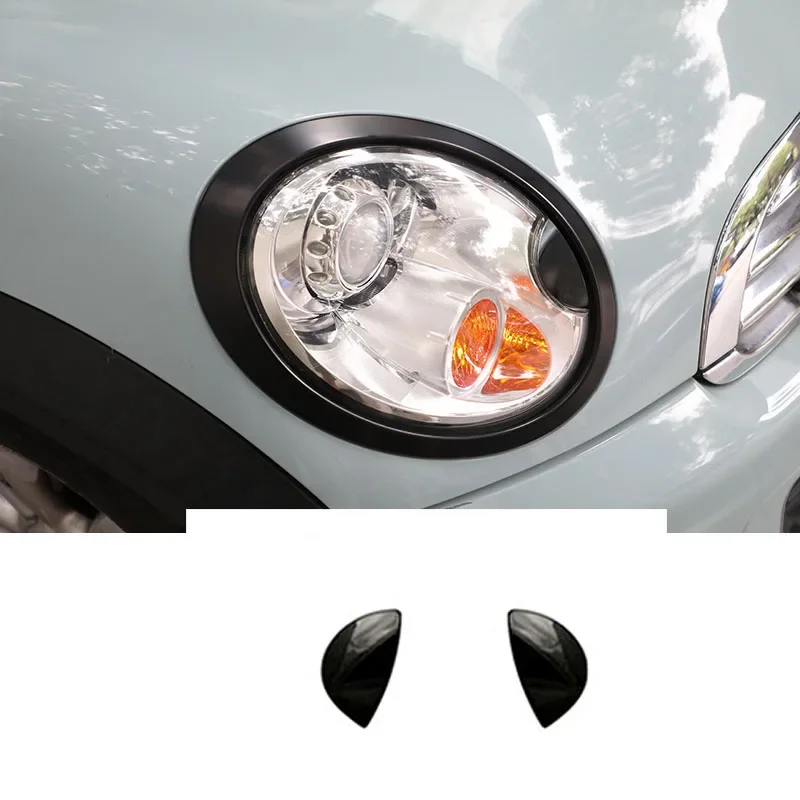 

Для MINI Cooper/S/ONE R55 R56 R57 R58 R59 (2-го поколения) черная наклейка на объемные фары автомобильные аксессуары