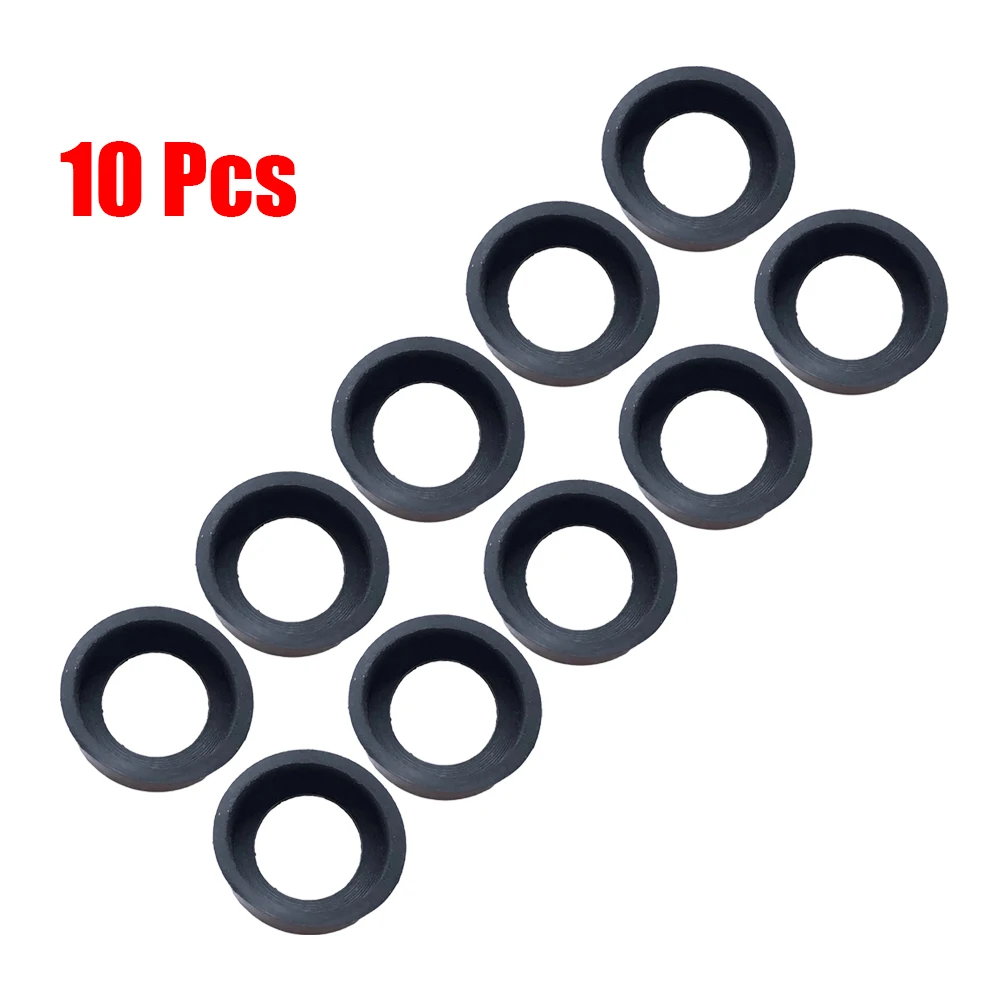 

607 Rubber Sleeve Hammer Power Tool Smooth Appearance Tool Workshop 10pcs Accessories Angle Grinder Bearing Black