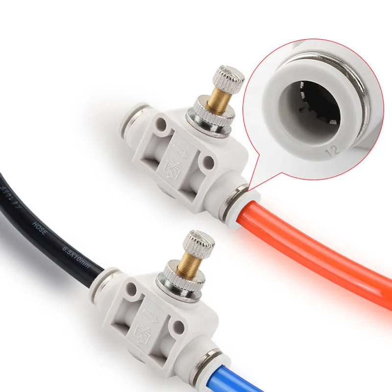 Пневматический клапан заслонки диаметр 6/8/10/12 мм