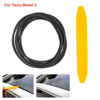 for tesla model 3 accessories sunroof glass car sealing strip silent seal kit car wind noise reduction sound insulation kit