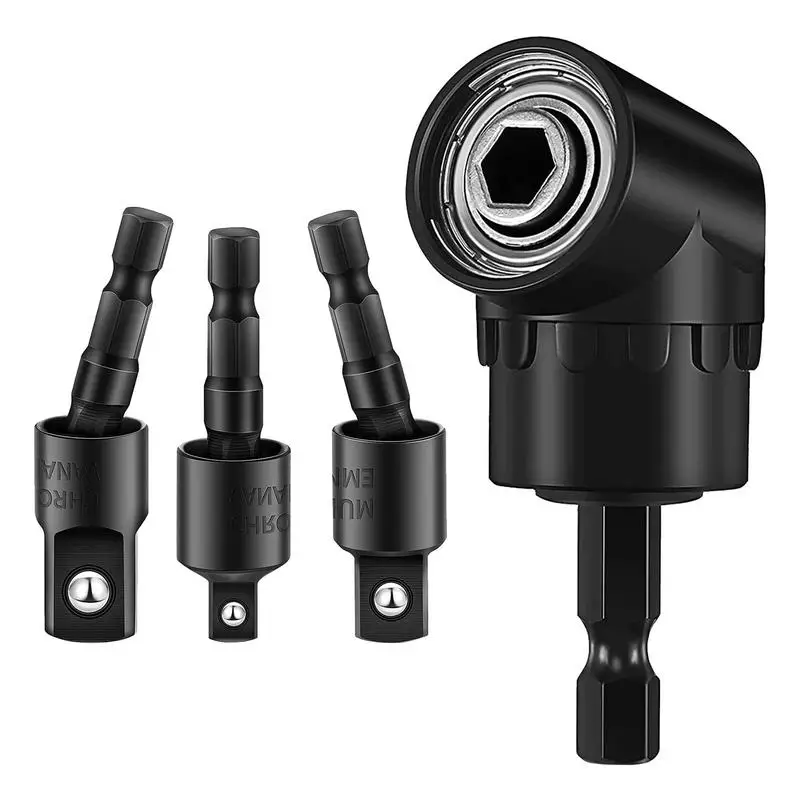 

4 шт. адаптер для дрели ударное удлинитель для дрели переходник для сверл 1/4 3/8 1/2 Размер шестигранный хвостовик Квадратная Головка сверло