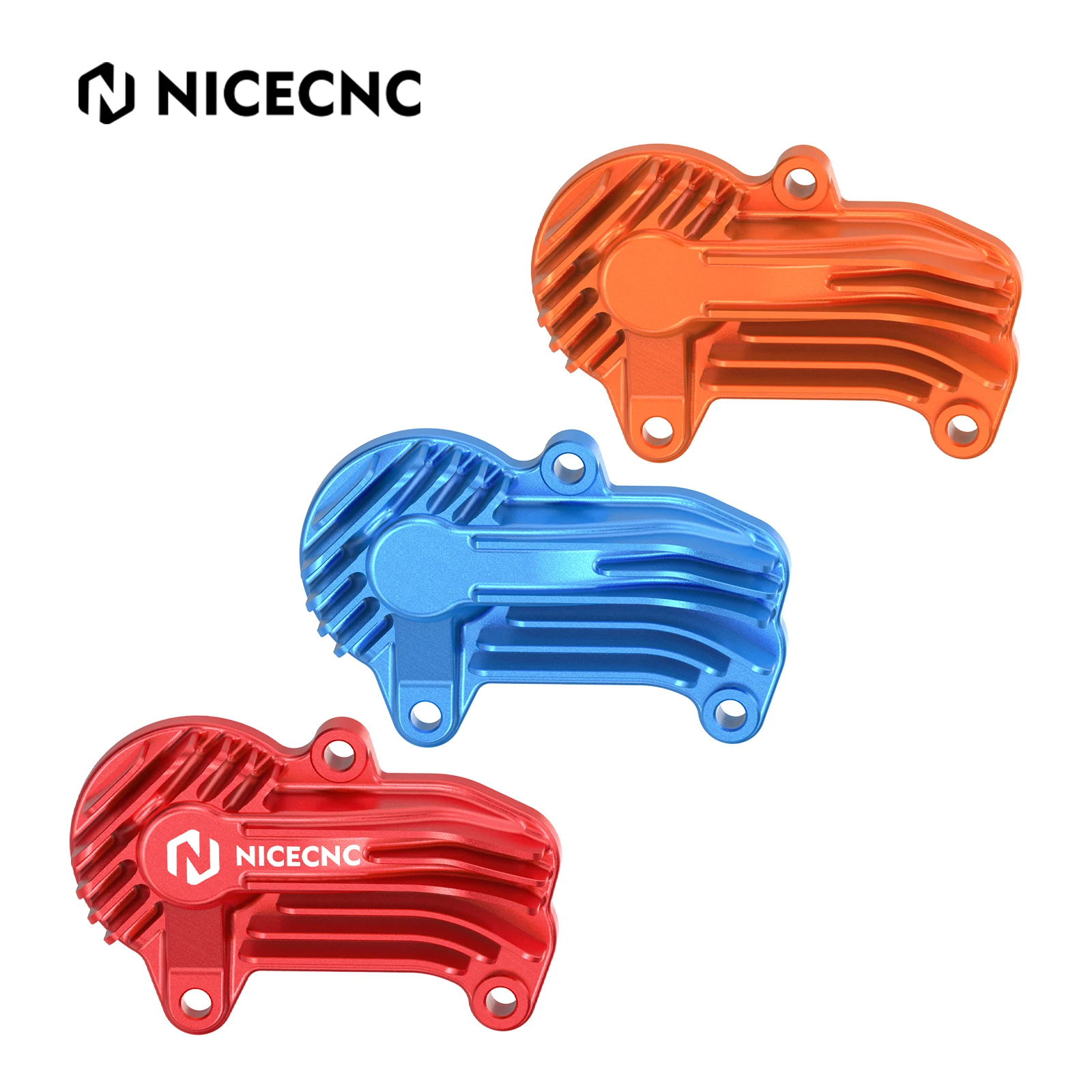 NiceCNC Water Pump Cover Protecror Orange For KTM 250 300 EXC XCW 2020-2023 250SX 250XC 300XC 2019-2022 Aluminum CNC Machined images - 6