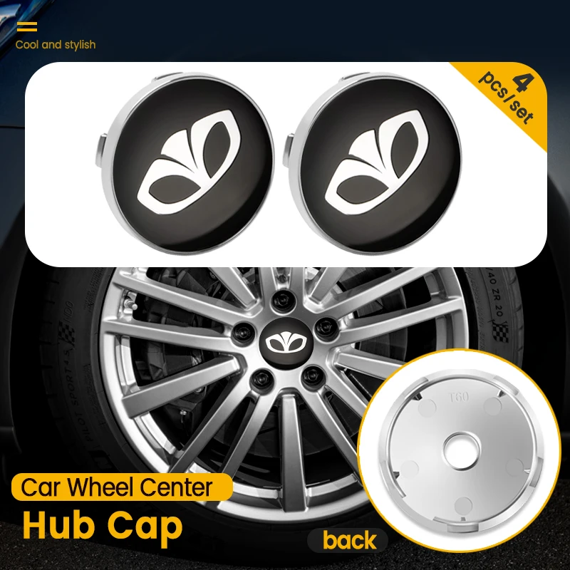 4 шт./лот 60 мм колпачки центральной крышки колеса для стайлинга автомобиля
