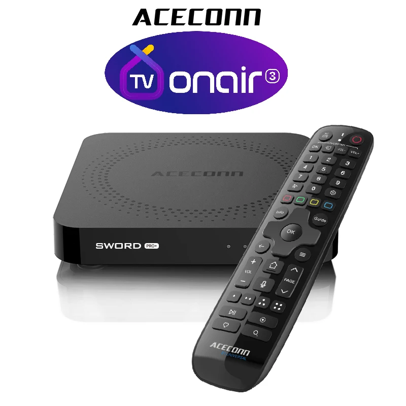 Фото ACECONN Sword Pro + 2 ГБ ОЗУ 16 ГБ ПЗУ Android Потоковая передача IPTV Box TVONAIR 3 Синяя платформа потоковой передачи телевизора Обновление OTA №4