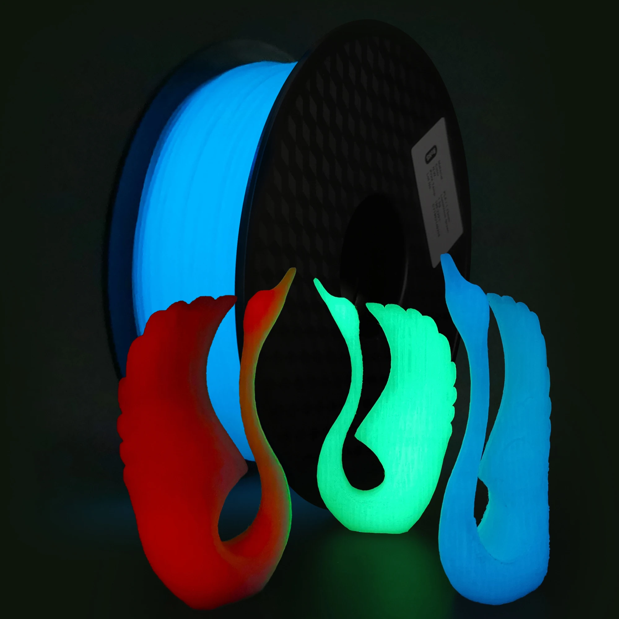 Светящаяся нить PLA светящаяся фиолетовая зеленая синяя Радужная сублимационная